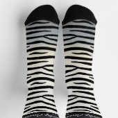 Zebra Print Fun  tekst Sokken (Top)