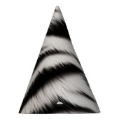 Zebra Print Fur Feesthoedjes (Rechts)