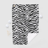 Zebra Print Golf Towel Golfhanddoek (Insitu)