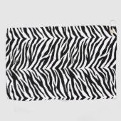 Zebra Print Golf Towel Golfhanddoek (Horizontaal)