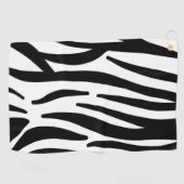 Zebra Print Golfhanddoek (Horizontaal)