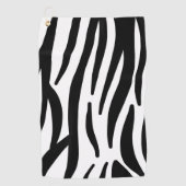 Zebra Print Golfhanddoek (Voorkant)
