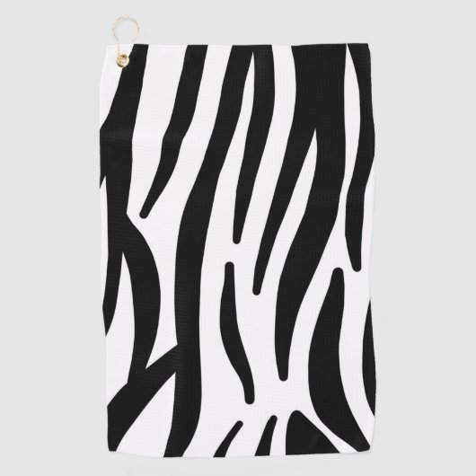 Zebra Print Golfhanddoek (Voorkant)