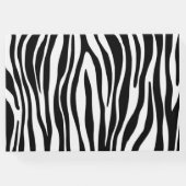 Zebra Print Guest Book Gastenboek (Achterkant)