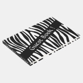 Zebra Print Guest Book Gastenboek (Hoek)