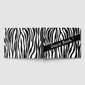 Zebra Print Guest Book Gastenboek (Volledig)