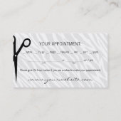 Zebra Print Hair & Beauty Appointcard Afsprakenkaartje