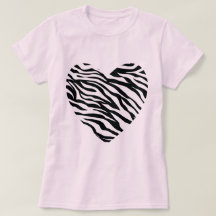Zebra Print Heart