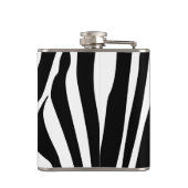 zebra print heupfles (Achterkant)