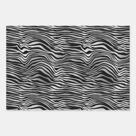 Zebra Print Inpakpapier Vel (Voorkant)