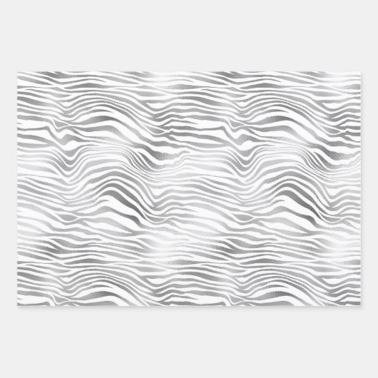 Zebra Print Inpakpapier Vel (Voorkant 3)
