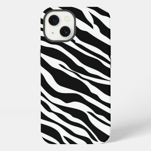 Zebra Print iPad draagtas iPhone Hoesje (Achterkant)