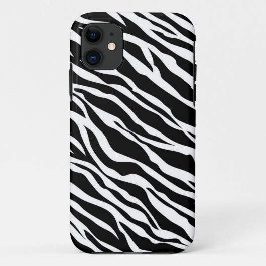 Zebra Print iPhone 5 Hoesje (Achterkant)