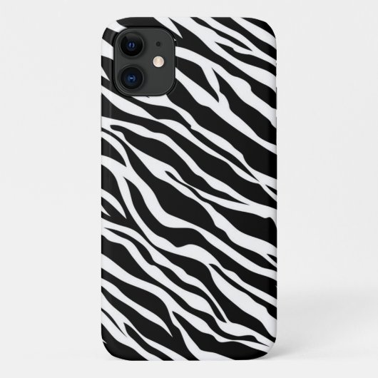 Zebra Print iPhone 5 Hoesje (Achterkant)