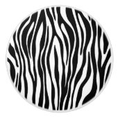 Zebra Print Keramische Knop (Voorkant)