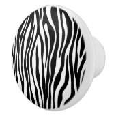 Zebra Print Keramische Knop (Rechts)