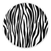 Zebra Print Keramische Knop (Voorkant)