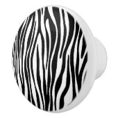 Zebra Print Keramische Knop (Rechts)