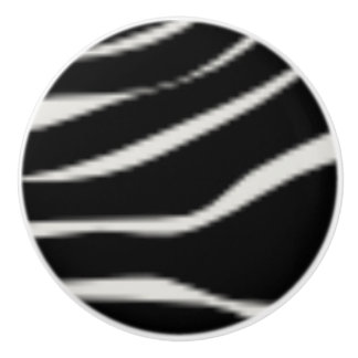 Zebra Print Keramische Meubels Kabinet Knoppen