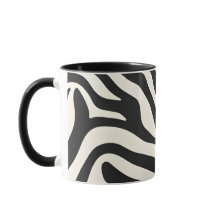 Zebra Print Keramische Mok