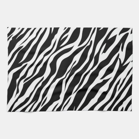 Zebra Print Keukenhanddoek (Horizontaal)
