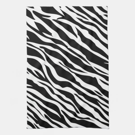 Zebra Print Keukenhanddoek (Verticaal)