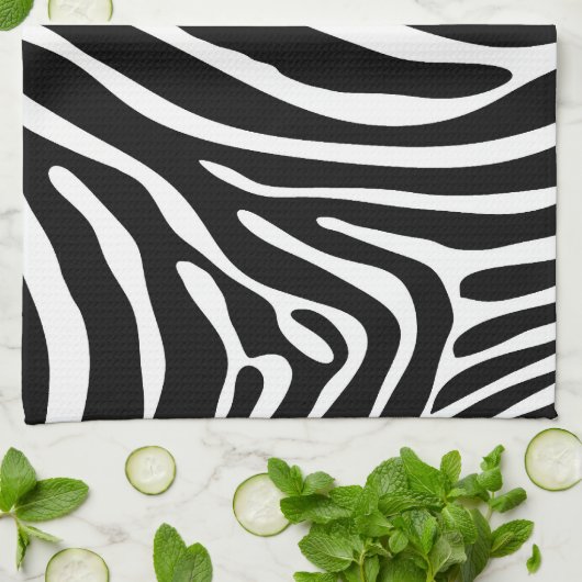 Zebra Print Kitchen Towel Theedoek (Gevouwen)