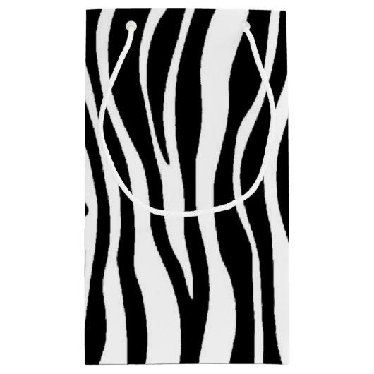 Zebra Print Klein Cadeauzakje (Achterkant)