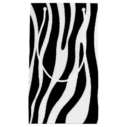 Zebra Print Klein Cadeauzakje (Voorkant)