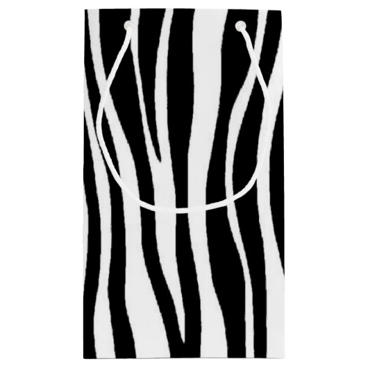 Zebra Print Klein Cadeauzakje (Achterkant)