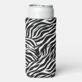 Zebra Print Koelbox Seltzer Blikjeskoeler (Seltzer Achterkant)