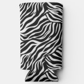 Zebra Print Koelbox Seltzer Blikjeskoeler (Voorkant)
