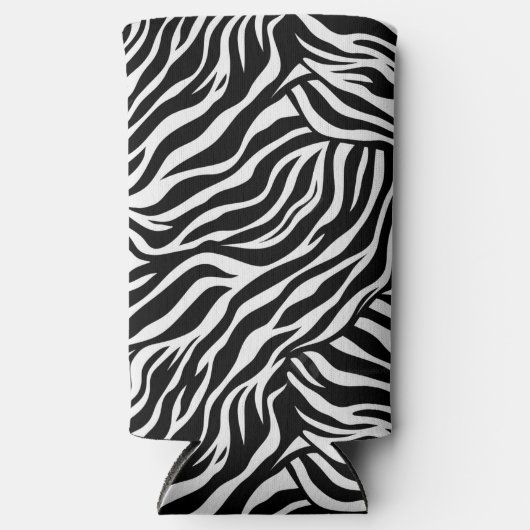 Zebra Print Koelbox Seltzer Blikjeskoeler (Voorkant)