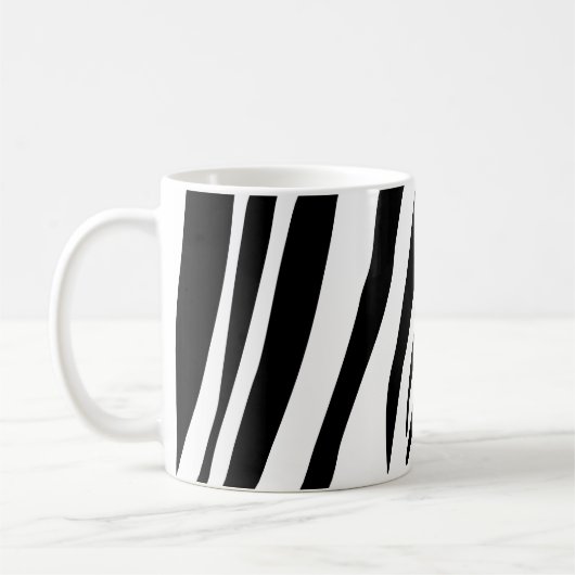 zebra print koffiemok (Links)
