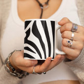 zebra print koffiemok