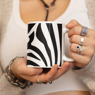 zebra print koffiemok