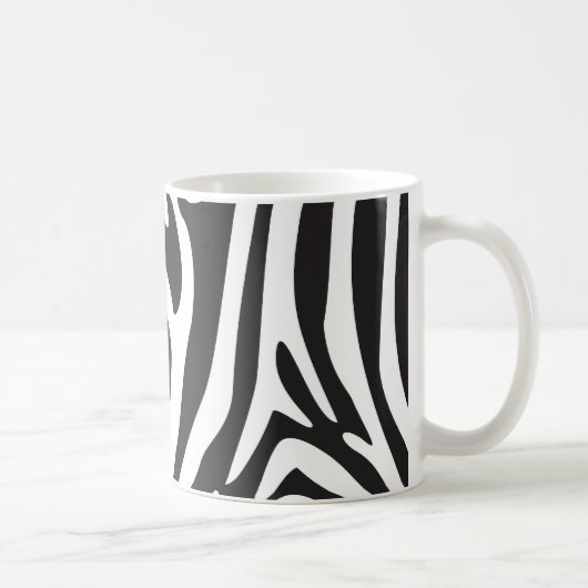 Zebra Print Koffiemok (Rechts)