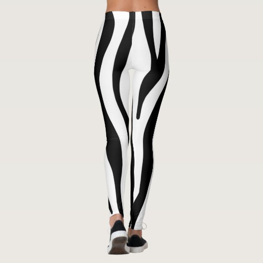 Zebra Print Leggings (Achterkant)