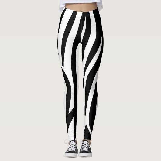 Zebra Print Leggings (Voorkant)
