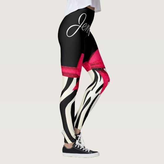 Zebra Print Leggings (Rechts)