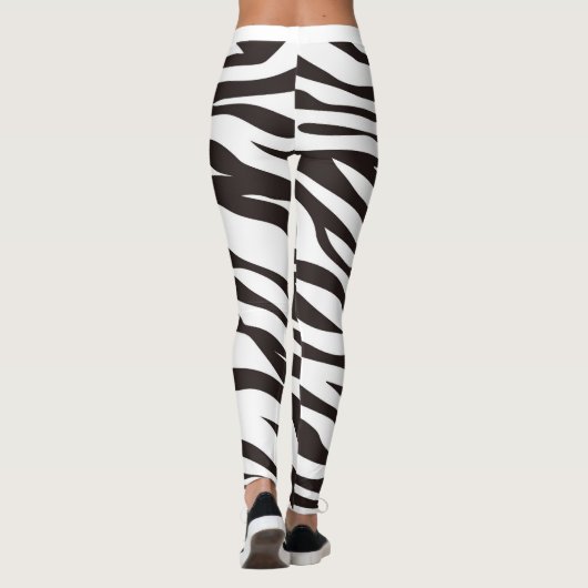 Zebra Print Leggings (Achterkant)