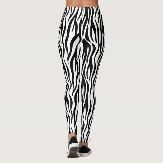 Zebra Print Leggings (Achterkant)