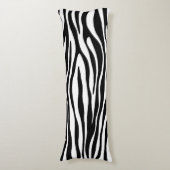 Zebra Print Lichaamskussen (Voorkant Verticaal)