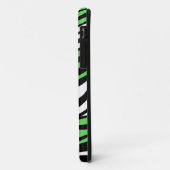 Zebra Print Lime Green Mix iPhone 5 Hoesje (Achterkant/links)