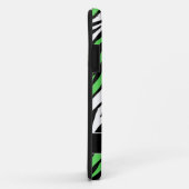 Zebra Print Lime Green Mix iPhone 5 Hoesje (Achterkant/rechts)