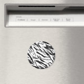 Zebra Print Magnet (Insitu (Vaatwasser))