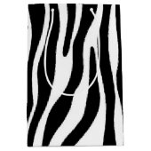 Zebra Print Medium Cadeauzakje (Voorkant)
