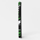 Zebra Print Mix Green iPhone 5 Hoesje (Achterkant/links)