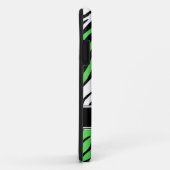 Zebra Print Mix Lime Green iPhone 5 Hoesje (Achterkant/rechts)