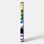 Zebra Print Mix Rainbow Case-Mate iPhone Case (Achterkant / Links)